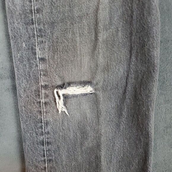 Vtg Levis 501 Jeans Dark Wash Men's 32 X 33 Made in USA Button Fly (tag 34X34) - Picture 7 of 13